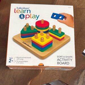 Learn & Play Sort-A-Shape Activity Board